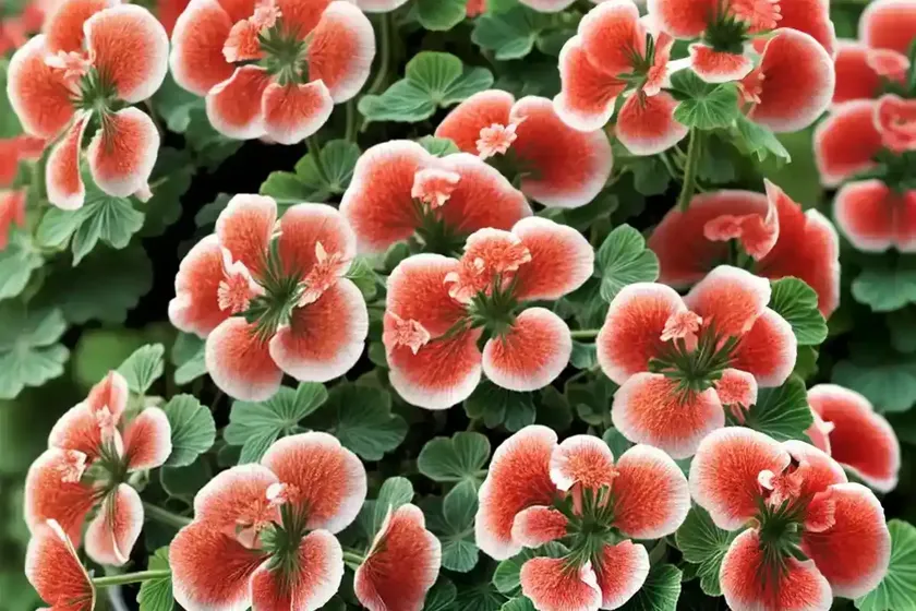 Pelargonium peltatum ‘temprano salmon’ (ivy geranium) — photo 2