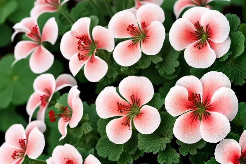 Pelargonium tomentosum (peppermint geranium)