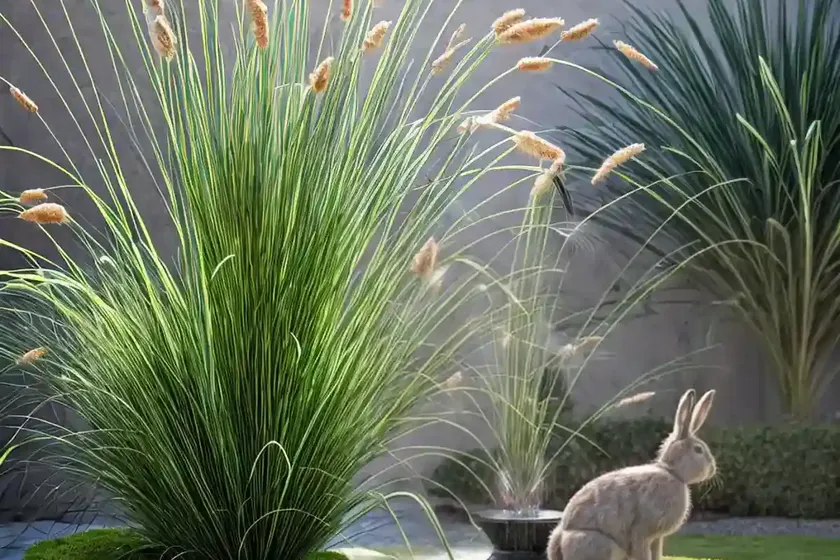 Pennisetum alopecuroides ‘little bunny’ (fountain grass) — photo 3