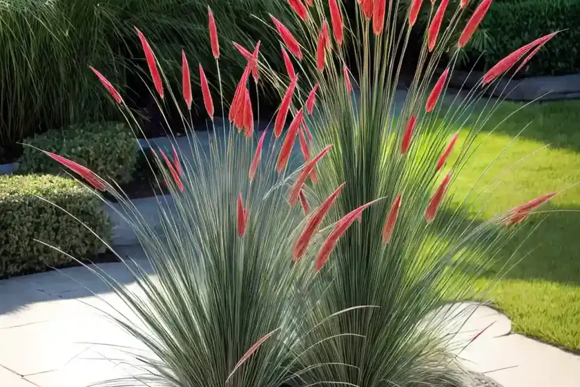 Pennisetum orientale ‘karley rose’ (oriental fountain grass) — photo 2