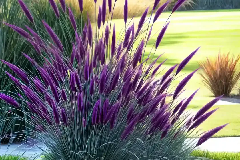 Pennisetum setaceum ‘rubrum’ (purple fountain grass) — photo 3