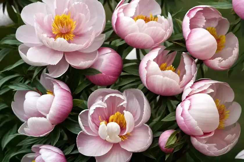 Peony (paeonia lactiflora ‘duchesse de nemours’) — photo 2