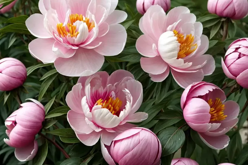 Peony (Paeonia Lactiflora ‘Falcon’) — photo 2