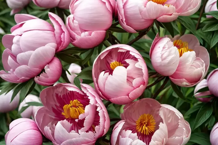 Peony (paeonia lactiflora ‘mischief’) — photo 2