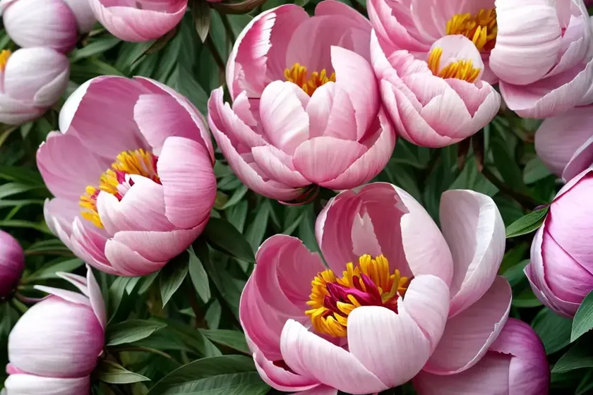 Peony (paeonia lactiflora ‘mischief’) — photo 3