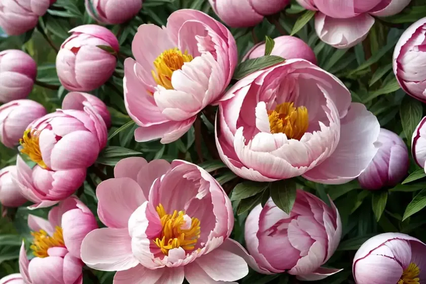 Peony (paeonia lactiflora ‘mischief’)