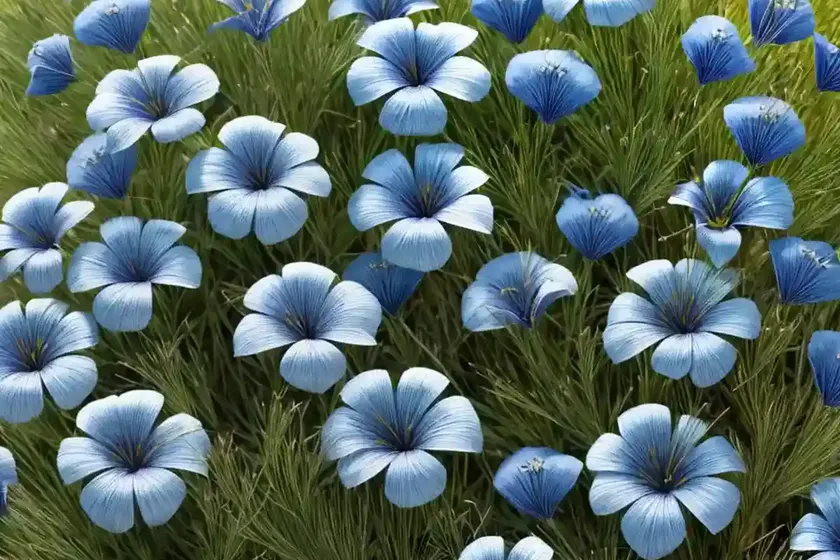 Perennial flax (linum perenne ‘appar’) — photo 2