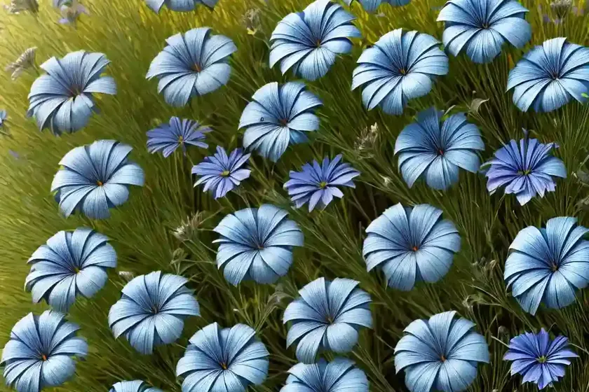 Perennial flax (linum perenne ‘appar’) — photo 3