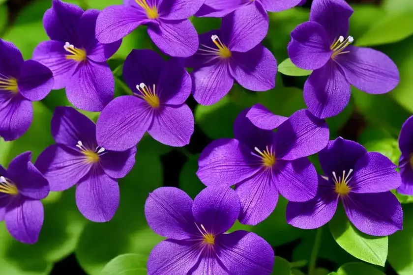 Persian violet (exacum affine) — photo 2