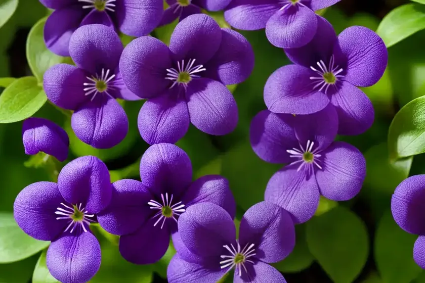 Persian violet (exacum affine) — photo 3