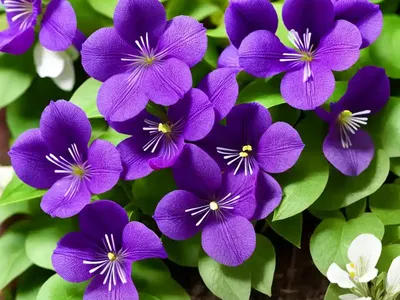 Persian Violet (Exacum Affine)