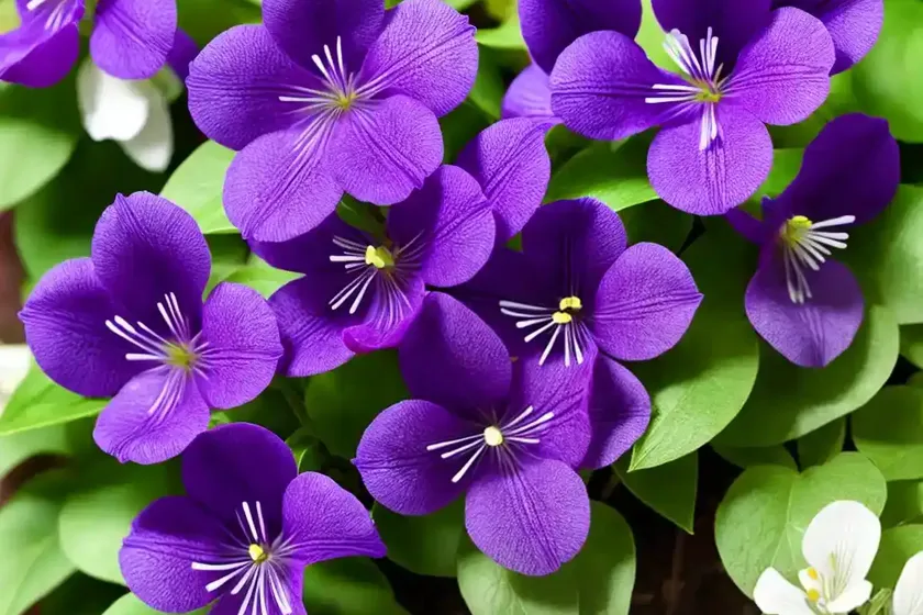 Persian violet (exacum affine)