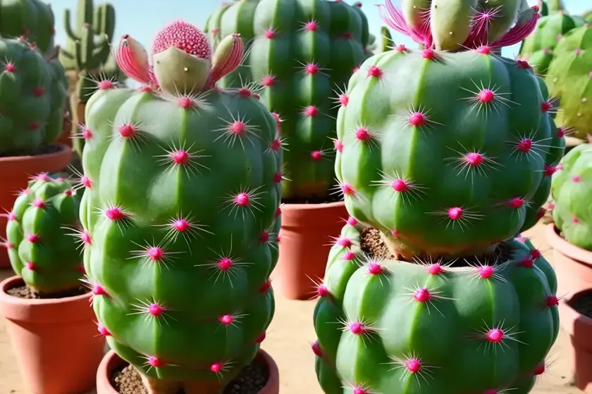 Peruvian apple cactus (cereus peruvianus)