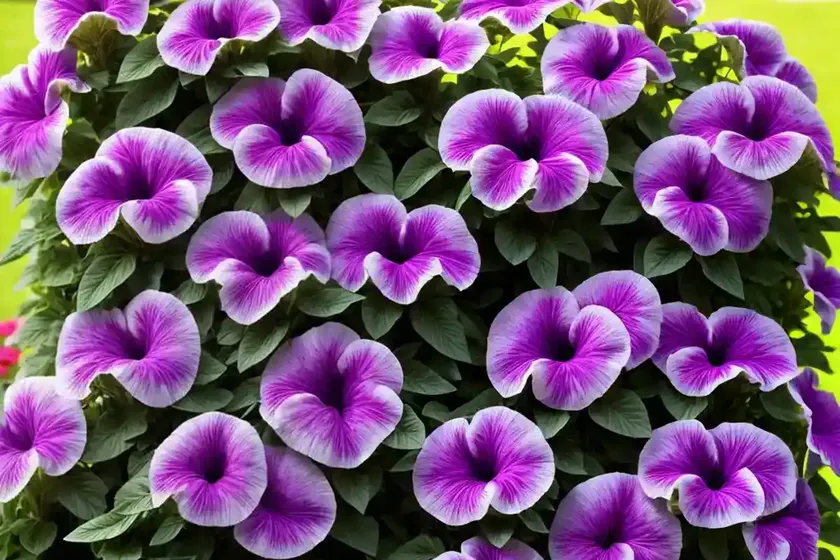 Petunia ‘shock wave deep purple’) — photo 2