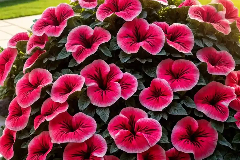 Petunia ‘shock wave red’) — photo 2