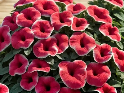 Petunia ‘Shock Wave Red’)