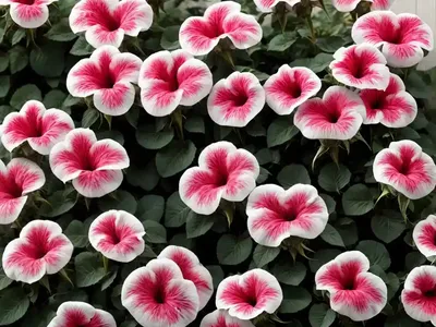 Petunia ‘Shock Wave Rose’)
