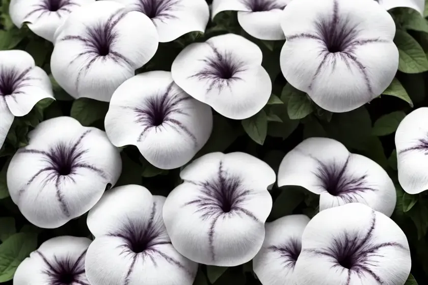 Petunia ‘tidal wave silver’) — photo 2