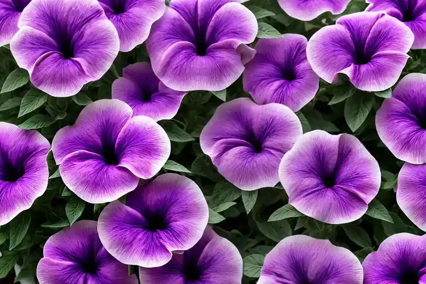 Petunia ‘wave purple’) — photo 3