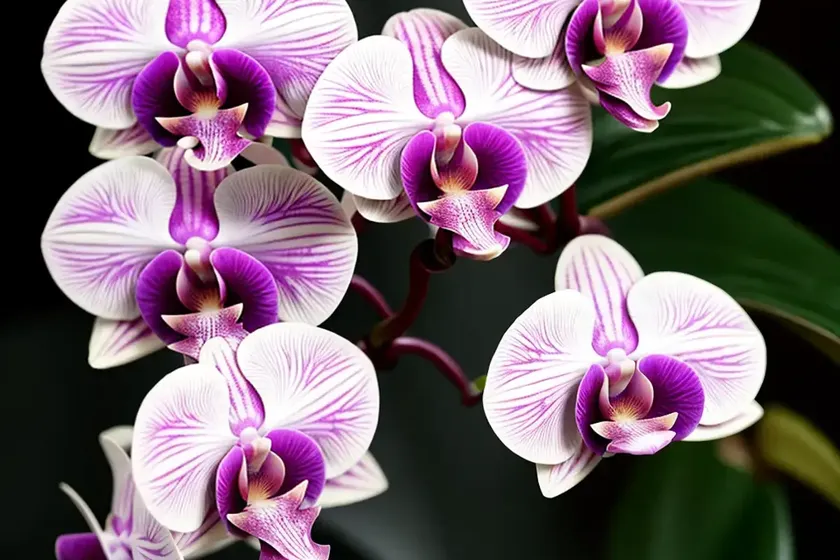 Phalaenopsis violacea (moth orchid) — photo 2