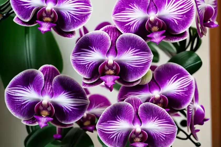 Phalaenopsis violacea (moth orchid) — photo 3