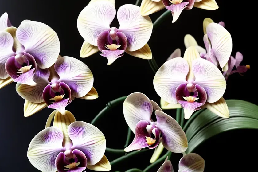 Phalaenopsis violacea (moth orchid)