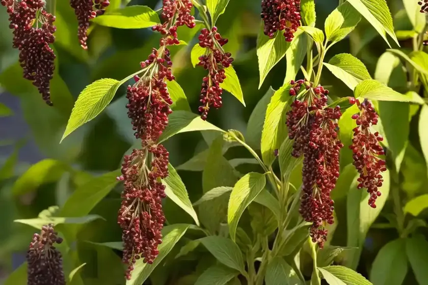 Pheasant-berry (leycesteria formosa) — photo 2