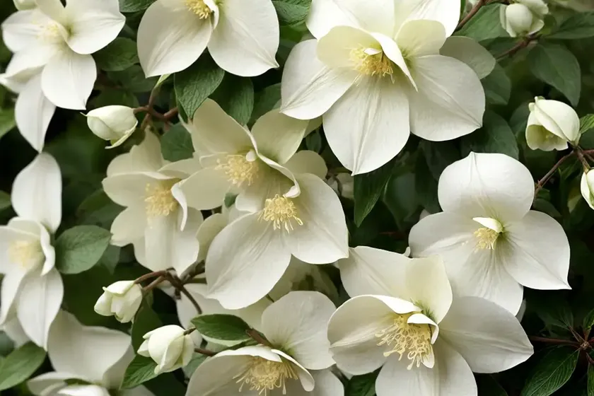 Philadelphus ‘Belle Etoile’ (Mock Orange) — photo 3
