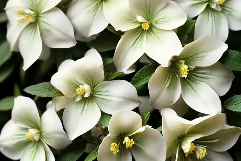 Philadelphus coronarius ‘variegatus’ (variegated mock orange) — photo 2
