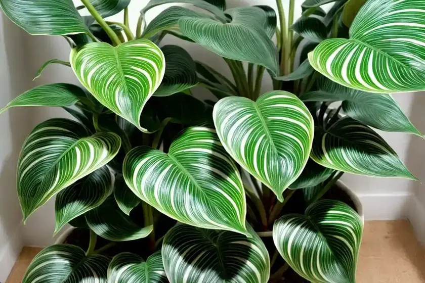 Philodendron florida beauty variegata (philodendron ‘florida beauty’ variegata) — photo 2
