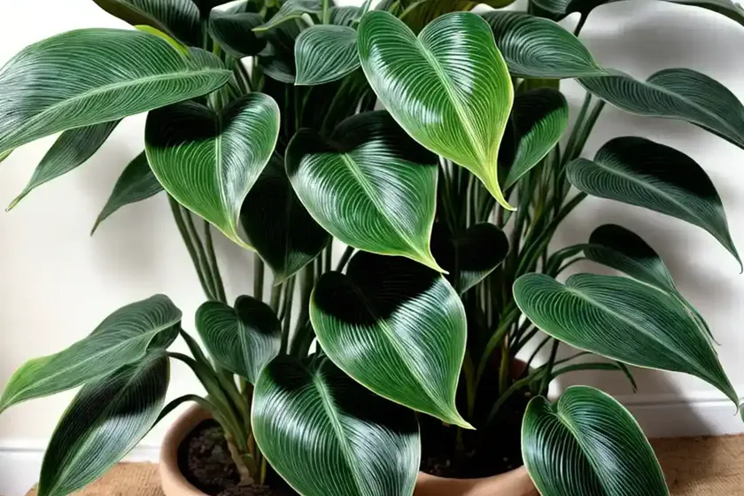 Philodendron florida beauty variegata (philodendron ‘florida beauty’ variegata)