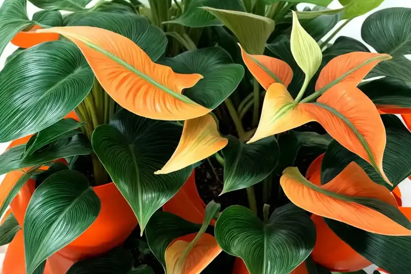 Philodendron ‘prince of orange’ (philodendron ‘prince of orange’) — photo 3