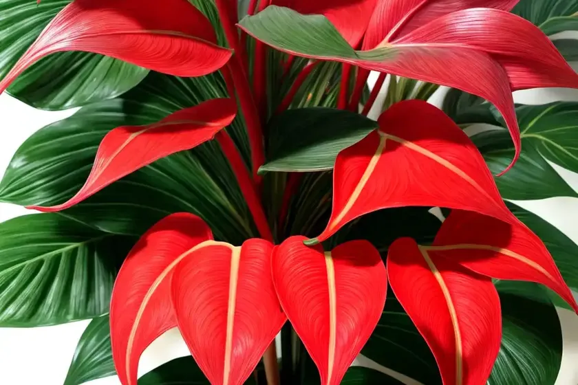 Philodendron sun red (philodendron imperial red) — photo 3