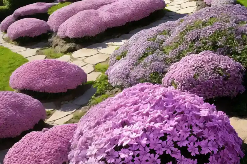 Phlox subulata (creeping phlox) — photo 2