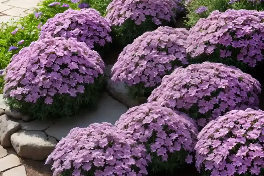 Phlox subulata (creeping phlox) — photo 3