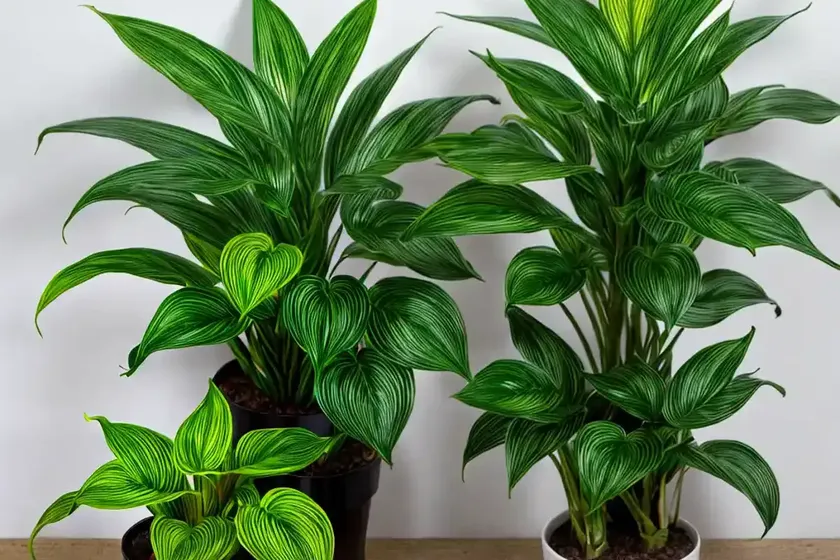 Pin stripe calathea (calathea ornata lineata) — photo 2