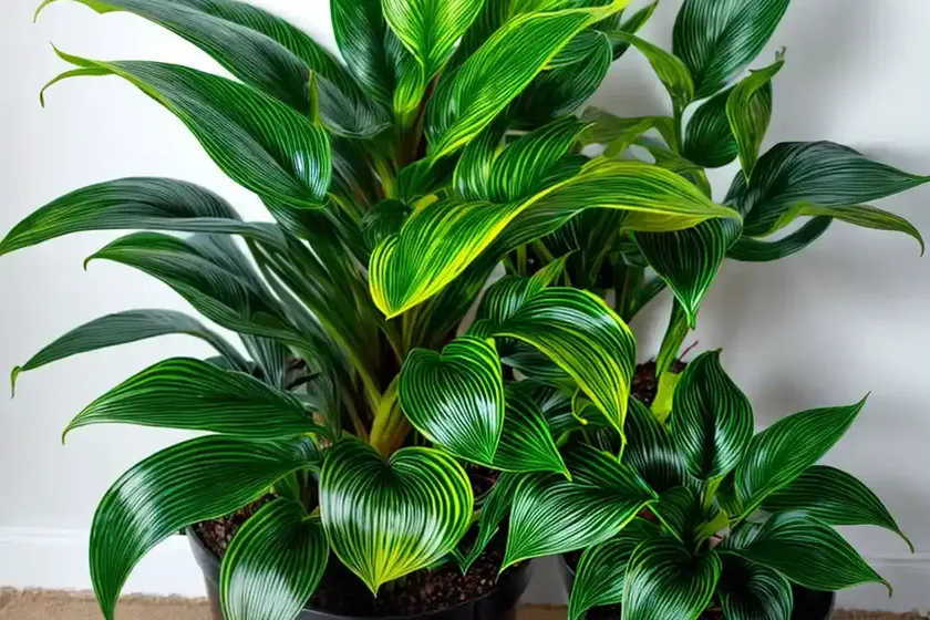 Pin stripe calathea (calathea ornata lineata) — photo 3