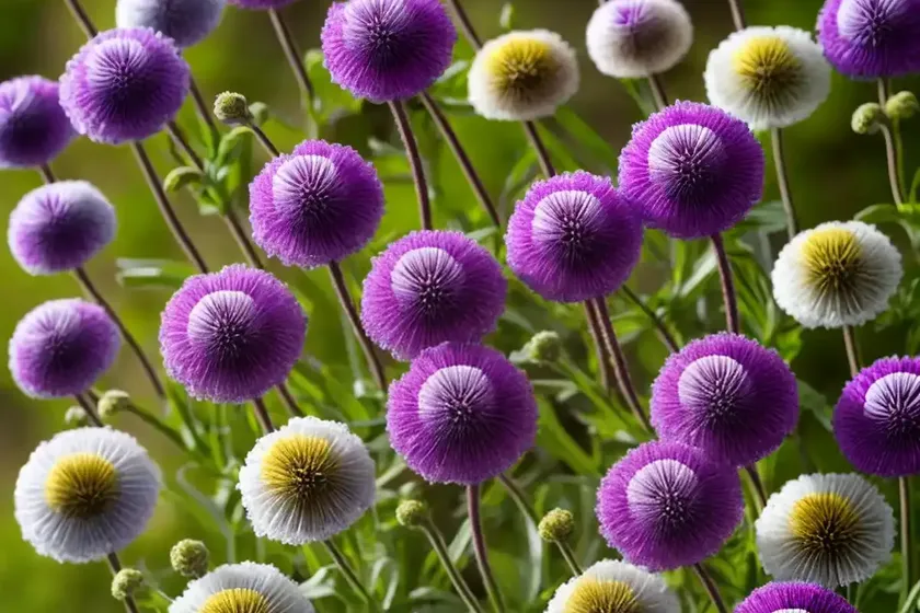 Pincushion flower (scabiosa atropurpurea) — photo 2