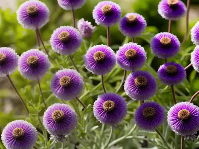 Pincushion Flower (Scabiosa Atropurpurea)