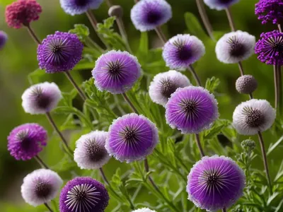 Pincushion Flower (Scabiosa Caucasica ‘Kompliment’)