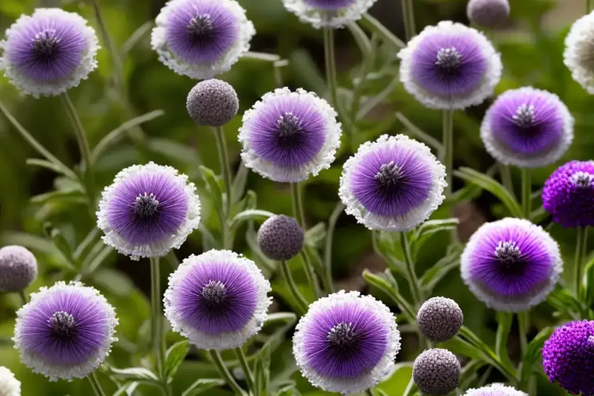 Pincushion flower (scabiosa columbaria ‘balflutturite’ flutter pure white) — photo 2