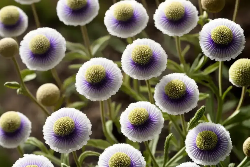 Pincushion flower (scabiosa ‘fama white’) — photo 2