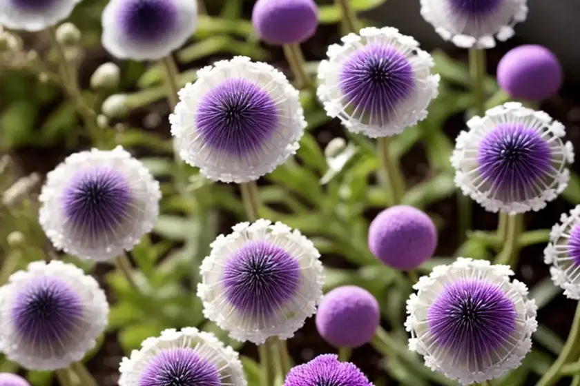 Pincushion flower (scabiosa ‘fama white’) — photo 3