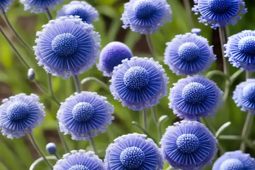 Pincushion flower (scabiosa ‘giant blue’) — photo 3