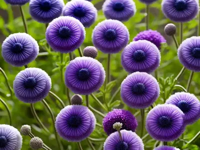 Pincushion Flower (Scabiosa ‘Ultra Violet’)