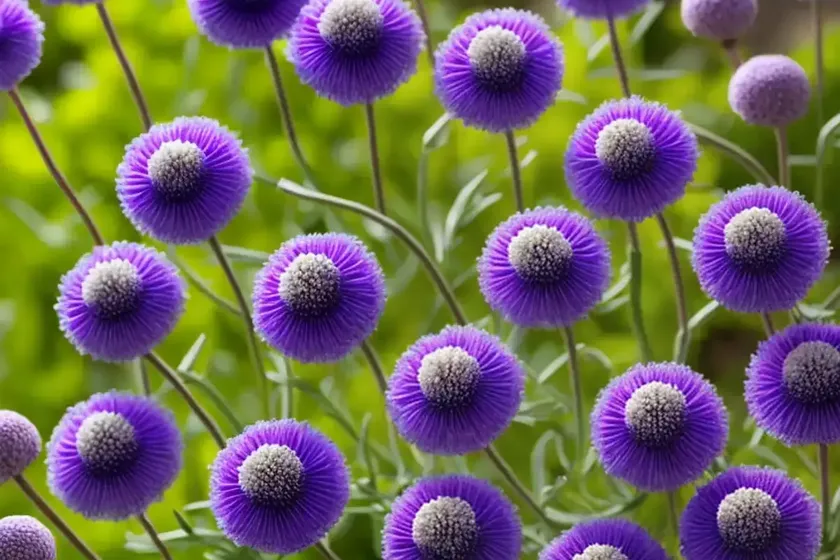 Pincushion flower (scabiosa ‘vivid violet’) — photo 3