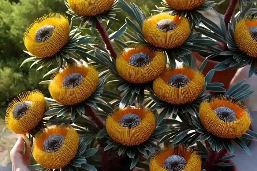 Pincushion protea (leucospermum)