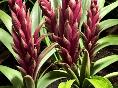 Pineapple Lily (Eucomis Comosa ‘Sparkling Burgundy’)