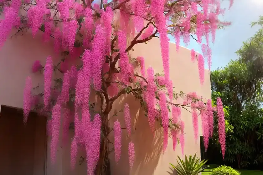 Pink shower (cassia leptophylla) — photo 2