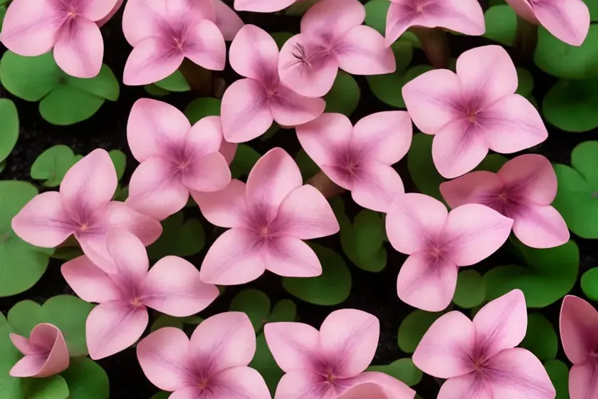 Pink-sorrel (oxalis articulata) — photo 2